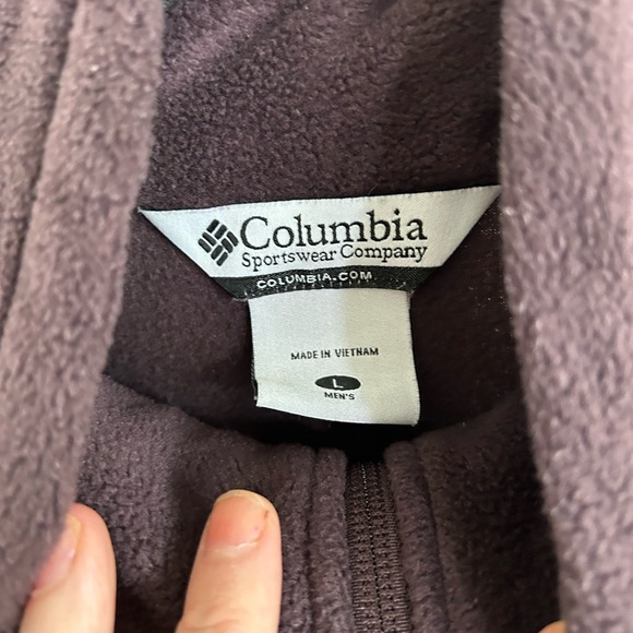 Columbia Fleece Jacket Dark Purple - Picture 3 of 5